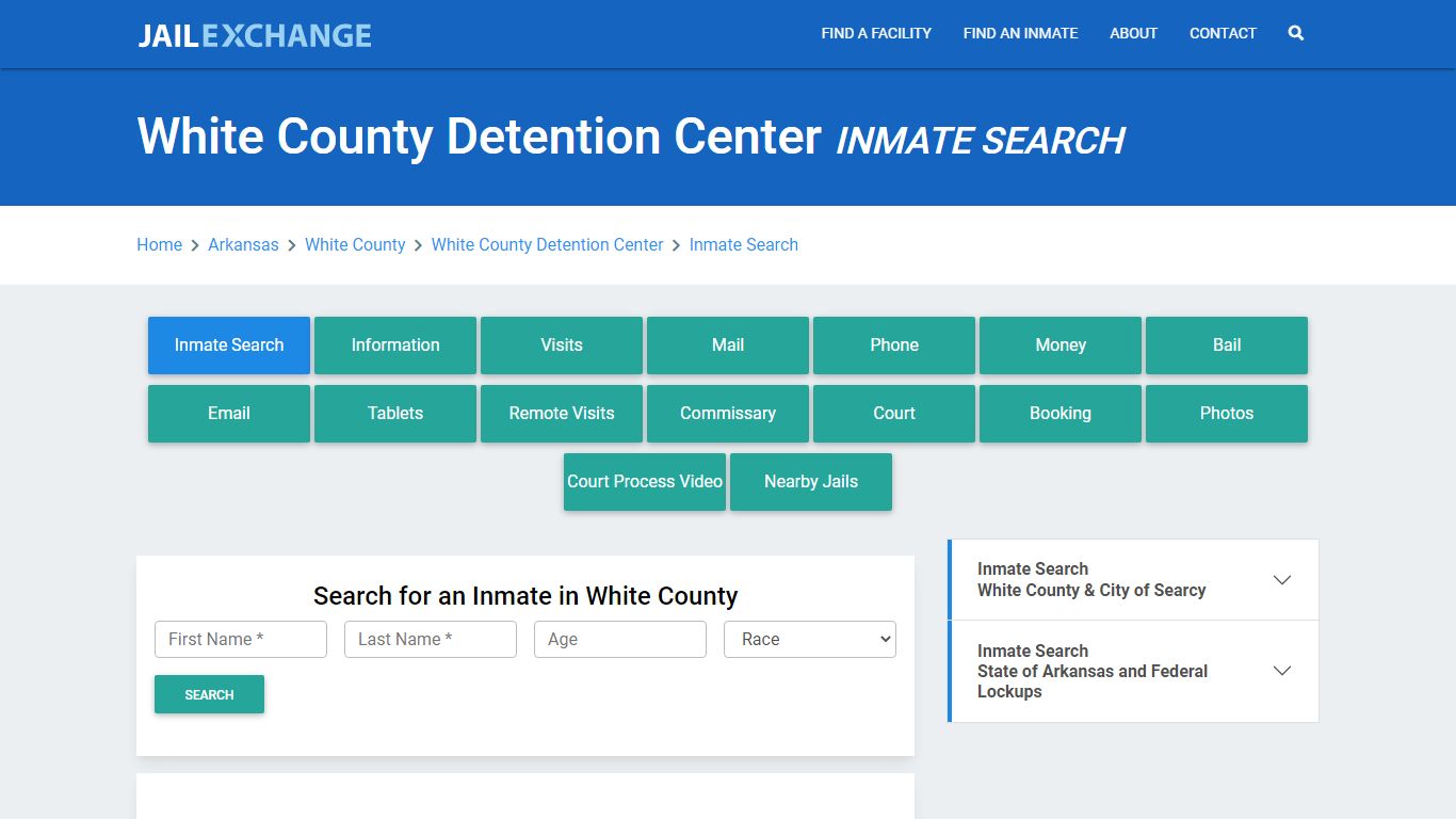 White County Detention Center, AR Inmate Search: Roster & Mugshots